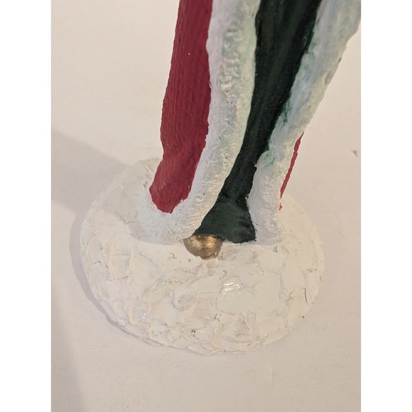 Vintage Christmas Old-World Santa Claus Ceramic Mold Hand Painted 10" Figurine - Picture 9 of 11